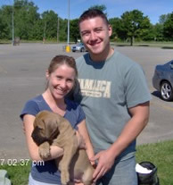 Eric, Shauna & puppy photo